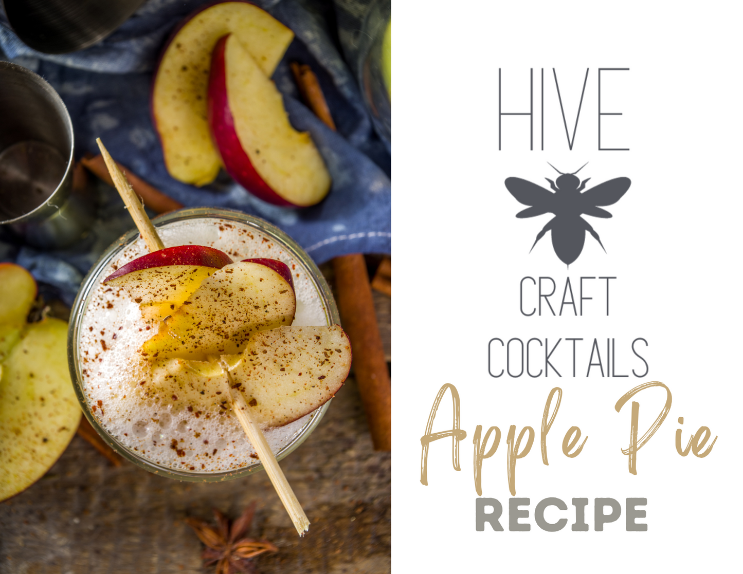 Load image into Gallery viewer, Apple Pie Cocktail Base from Hive Craft Cocktails: Perfect for Bourbon &amp;amp; Whiskey Lovers
