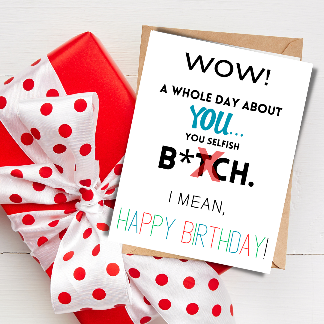 Load image into Gallery viewer, Honey &amp;amp; Fetch&amp;#39;s XOXO Snarky Birthday Card for Bestie - B-Day B

