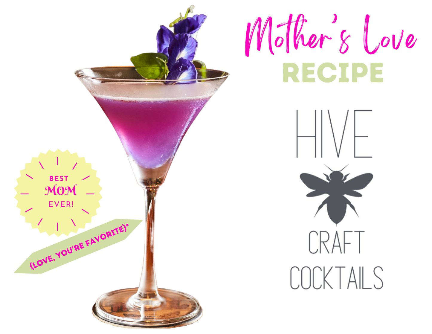Load image into Gallery viewer, Hive Craft Cocktails Mother&amp;#39;s Love: Citrus, Honey, &amp;amp; Lavender Cocktail Bliss
