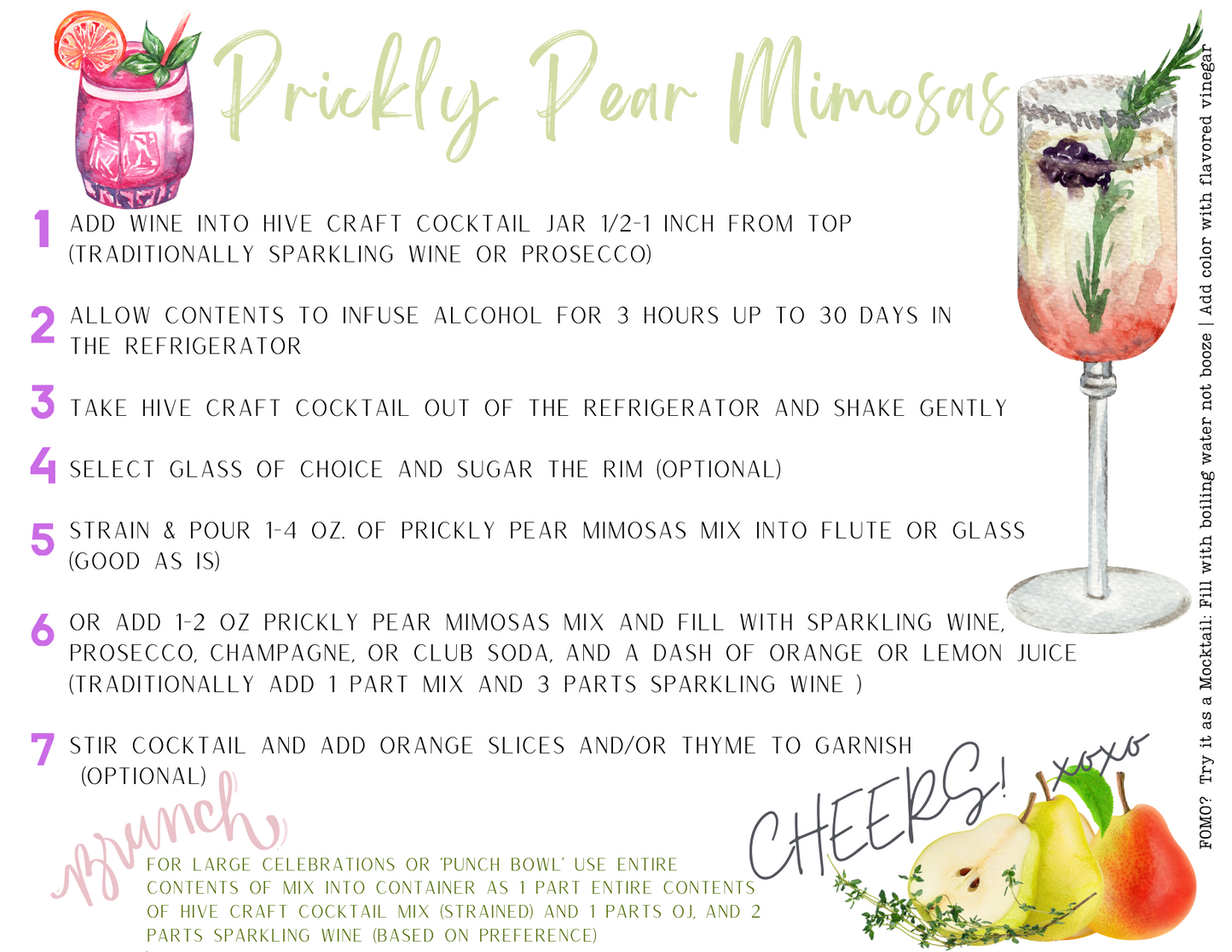 Load image into Gallery viewer, Brunch in Style with Hive Craft&amp;#39;s Prickly Pear Mimosas
