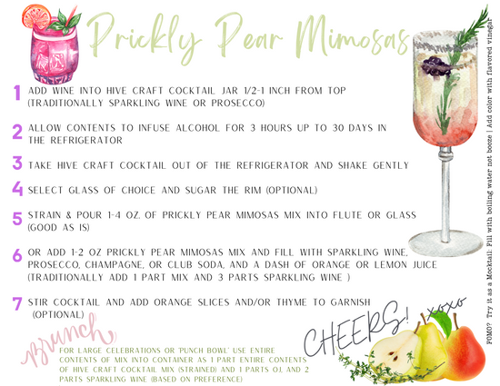 Load image into Gallery viewer, Brunch in Style with Hive Craft&amp;#39;s Prickly Pear Mimosas
